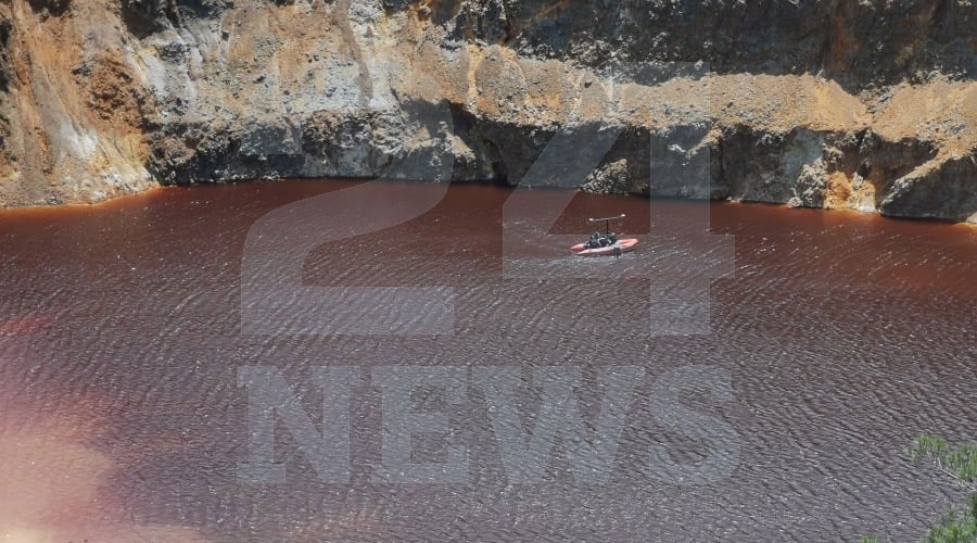 Εντός της λίμνης το sonar 