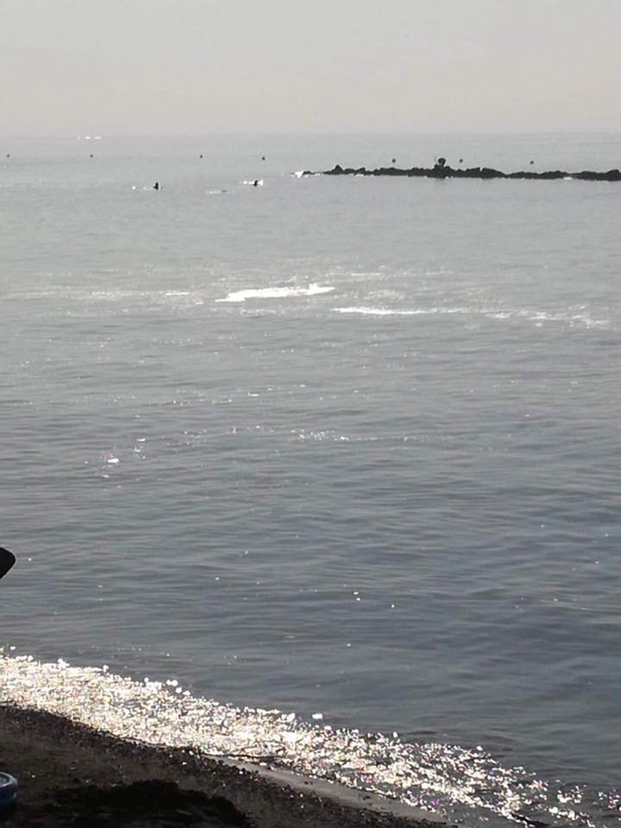 Αφρός στην επιφάνεια στη μέση της Θάλασσας