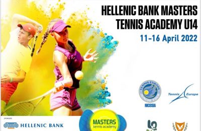 TE U14 Hellenic Bank Masters Tennis Academy: Διπλή κυπριακή συμμετοχή στους τελικούς