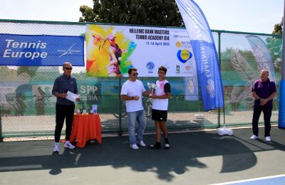 ΤE U14 Hellenic Bank Masters Tennis Academy: Το... σήκωσε στο Mονό αγοριών ο Αχιλλέας Μακρής!