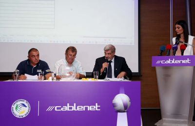 Η Cablenet Επίσημος Τηλεοπτικός Χορηγός  του Πρωταθλήματος και Κυπέλλου Πετοσφαίρισης Ανδρών και Γυναικών