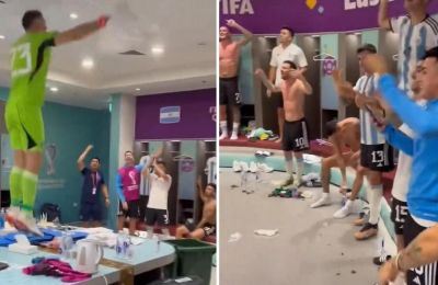 Πάρτι στα αποδυτήρια της Αργεντινής με Μέσι