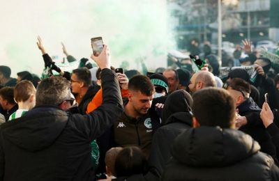 Υποδοχή… πρωταθλητών στην αποστολή του Παναθηναϊκού στα Γιάννενα!