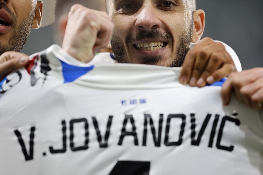 Μόλις στο πρώτο λεπτό του Β’ μέρους ο Πίττας άνοιξε το σκορ για την ομάδα του αφιερώνοντας το γκολ στον άτυχο Βουκασίν 