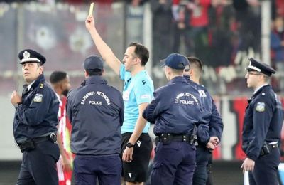 Ένταση στη φυσούνα του «Γ. Καραϊσκάκης» κατά την αποχώρηση του διαιτητή