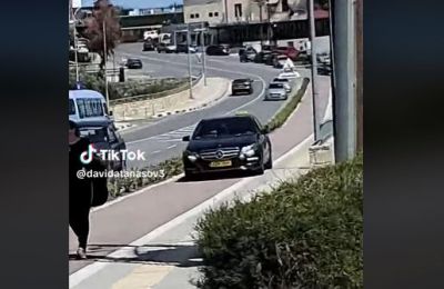 Ταξιτζής αποφάσισε να οδηγήσει σε ποδηλατόδρομο