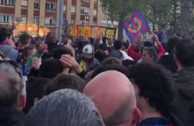 «Μέσι, Μέσι»… έξω απ’ το «Καμπ Νόου»! (vid)