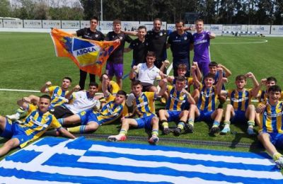 Ο ΑΠΟΕΛ πρωταθλητής Ανώτατης Κατηγορίας Παίδων Κ-17
