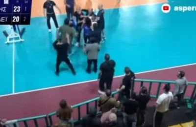Οπαδός χτύπησε προπονητή και παίκτη (vid)
