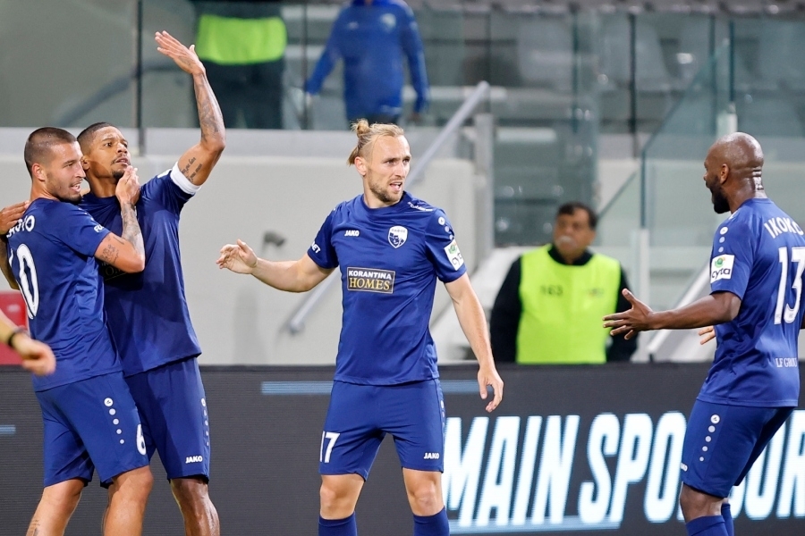 Ο πανηγυρισμός του Ζάιρο στο 1-1