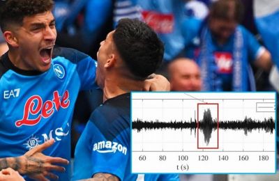 Απίστευτο: Οι οπαδοί της Νάπολι προκάλεσαν σεισμό 2 ρίχτερ στο γκολ του Ολιβέρα!