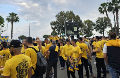 «Χαμός» στον Εναέριο από τους ΑΕΛίστες! (vid & pics) 