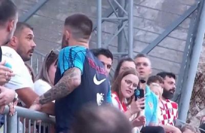 Επεισόδιο μεταξύ Λιβάγια και οπαδού στην προπόνηση (vid)
