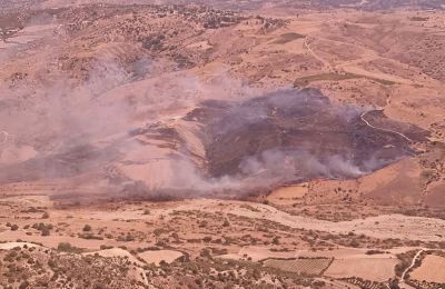 Ορατή από την Κύπρο η πυραυλική επίθεση (ΒΙΝΤΕΟ)