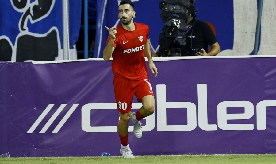 Ο πανηγυρισμός του Κατσιάρη στο 2-1 που μείωσε