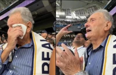 Tο viral βίντεο ενός παππού με την εγγονή του στο «Μπερναμπέου» (vid)