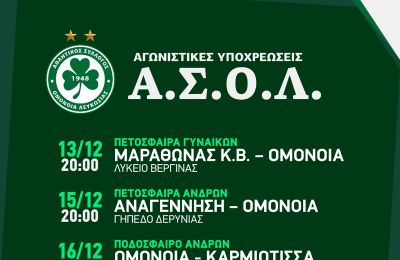 Ομόνοια: Νοκ άουτ ο Παναγιώτου