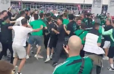 «ΠΑΟ ολέ»: Ξεκίνησε το πάρτι έξω από την Uber Arena! (vid)