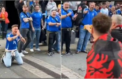 Κλώτσησε τα παπούτσια που πέταξε οπαδός... και «έφαγε» γκολ!! 