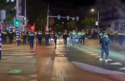 Χάος στην Ολλανδία από Τούρκους οπαδούς (vids)