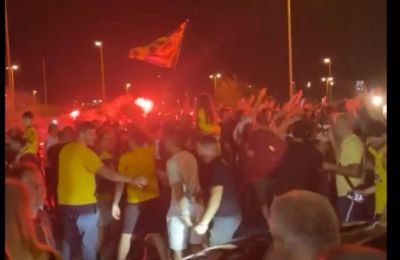 Χαμός στο «Ελ. Βενιζέλος» από τους φίλους της ΑΕΚ για  τον Λαμέλα!