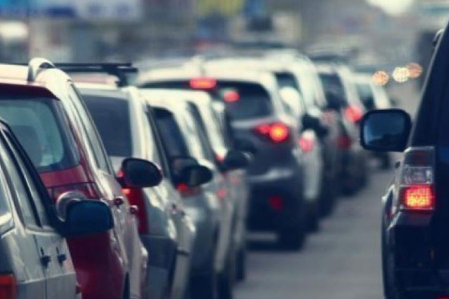 Πυκνή τροχαία κίνηση προς το Τρόοδος Πυκνή τροχαία κίνηση προς το Τρόοδος