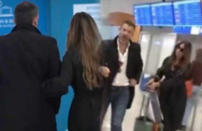 Η κάμερα της εκπομπής «Buongiorno» κατάφερε να καταγράψει τη συνάντηση του Φίλιππου Μιχόπουλου και της Κωνσταντίνας Ευρυπίδου...