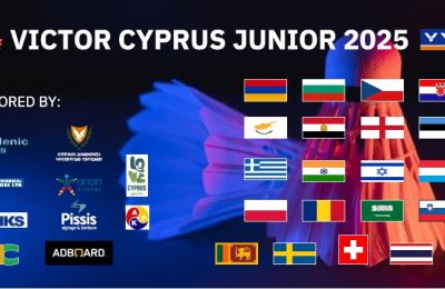 Μπάντμιντον: Αρχίζει το «Victor Cyprus Junior»