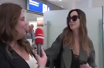 Η Δέσποινα Βανδή δεν έκρυψε την ενόχλησή της, όταν δημοσιογράφος της εκπομπής Buongiorno την πλησίασε για να της αποσπάσει δηλώσεις