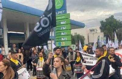 Πορεία διαμαρτυρίας στην κατεχόμενη Λευκωσία