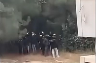 Είχε προηγηθεί συμπλοκή μεταξύ δύο ομάδων που ήλθαν σε  αντιπαράθεση 