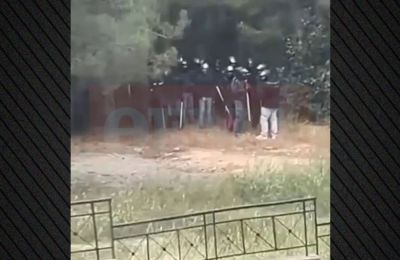 Είχε προηγηθεί συμπλοκή μεταξύ δύο ομάδων που ήλθαν σε  αντιπαράθεση 