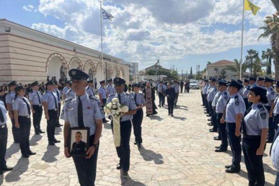 Τελευταίο αντίο στον Αστυνομικό Διευθυντή Λάρνακας Χαράλαμπο Ζαχαρίου