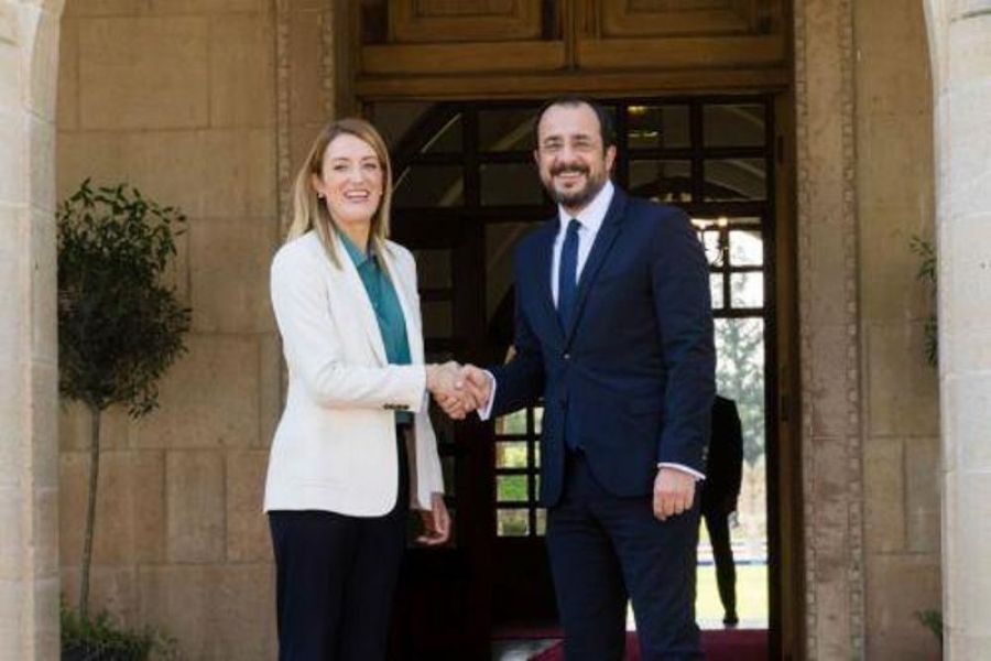 Την Ρομπέρτα Μέτσολα υποδέχθηκε ο Πρόεδρος της Δημοκρατίας