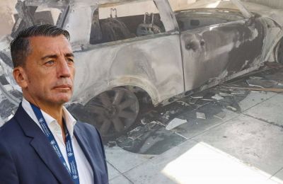 Έκαψαν το όχημα του Πριέτο - Εξέφρασε φόβους (ΦΩΤΟ)