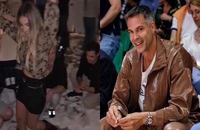  Viral το βίντεο–  Η Αθηνά Οικονομάκου μαγνήτισε τα βλέμματα με τον Μπρούνο Τσερέλα να μην μπορεί να πάρει τα μάτια του από πάνω της
