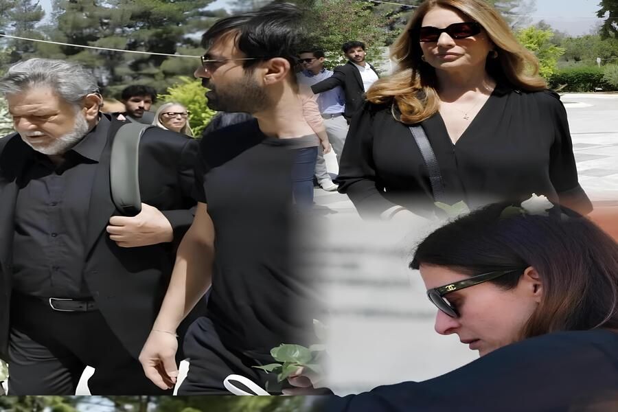Κηδεία Γαλανού: Σπάραξαν οι ηθοποιοί από την Γη της ελιάς
