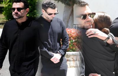 Θλίψη στη κηδεία του Νίκου Γαλανού