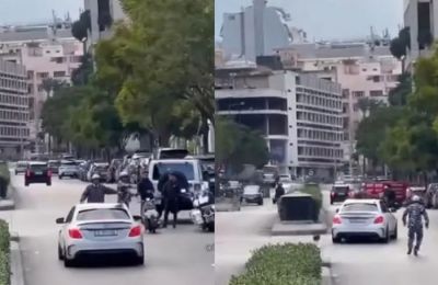Σκηνή από Χόλιγουντ σε δρόμο της Βηρυτού