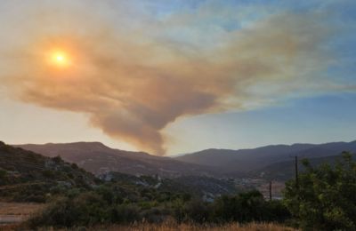 Μια έκταση 400 περίπου στρεμμάτων στην κατεχόμενη Καρπασία παραδόθηκε στις φλόγες