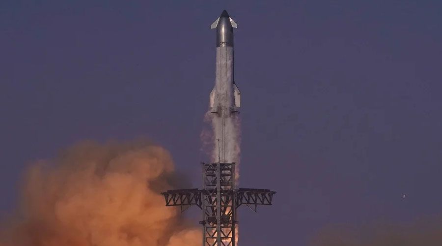 Tο Starship της SpaceX / Φωτογραφία AP 