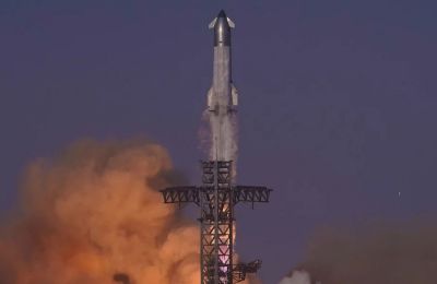 Tο Starship της SpaceX / Φωτογραφία AP 