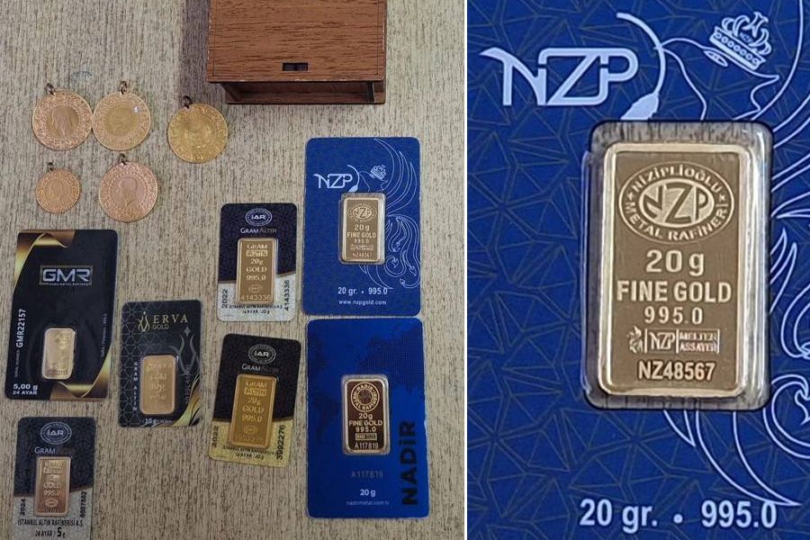 Χρυσοί ράβδοι στο οδόφραγμα Λήδρας – Έτσι τους εντόπισαν (ΦΩΤΟΣ)