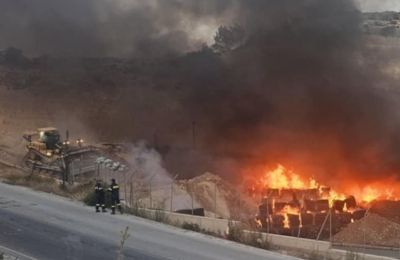 Η πυρκαγιά σε μονάδα Ο.Ε.Δ.Α.