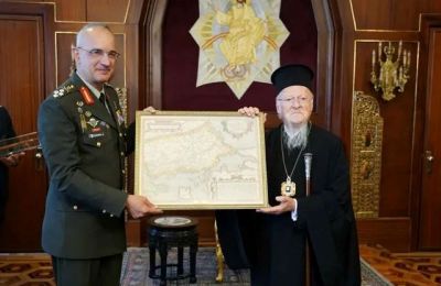 Ο χάρτης που επέδωσε ο Αρχηγός ΓΕΕΘΑ στον Οικουμενικό Πατριάρχη