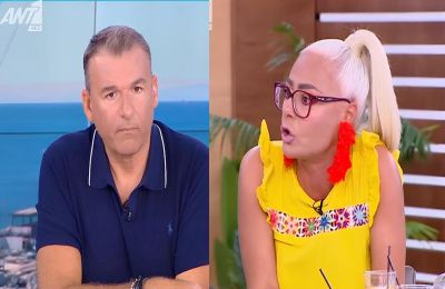 Έξαλλος ο παρουσιαστής με τη συνεργάτιδά του και την αρχισυντάκτριά του