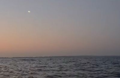 Ορατή από την Κύπρο η πυραυλική επίθεση (ΒΙΝΤΕΟ)