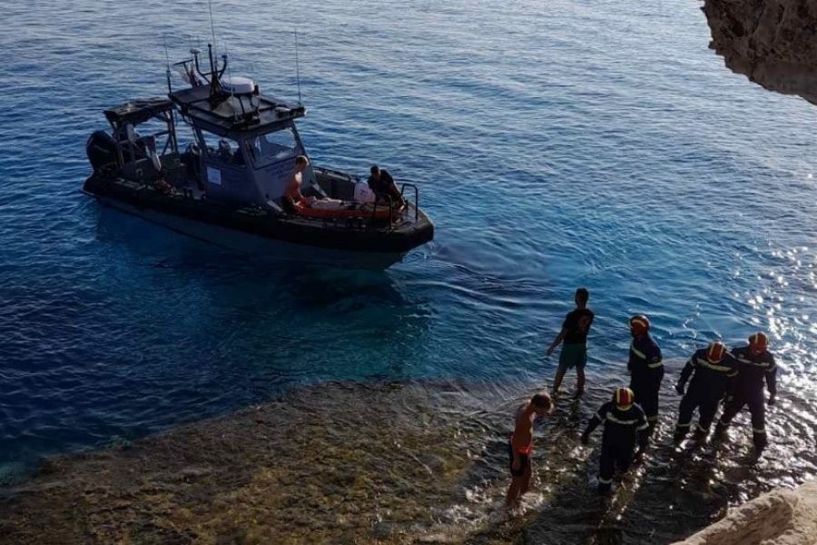 Ένας τραυματίας από πτώση στις Θαλασσινές Σπηλιές (ΦΩΤΟ)