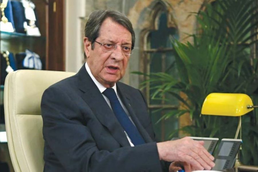 «Κεραυνοί» Αναστασιάδη προς ΔΗΣΥ