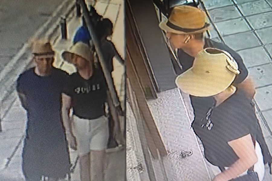 Μπήκαν με... καλοκαιρινά καπέλα και ξάφρισαν το χρυσοχοείο (ΦΩΤΟΣ)